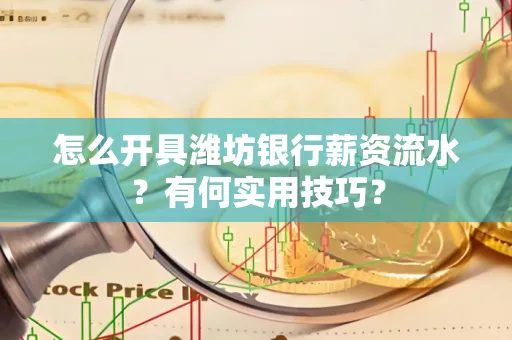 怎么开具潍坊银行薪资流水？有何实用技巧？