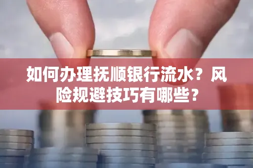 如何办理抚顺银行流水？风险规避技巧有哪些？