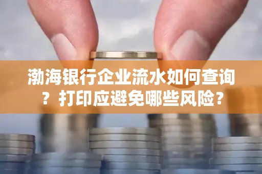 渤海银行企业流水如何查询？打印应避免哪些风险？