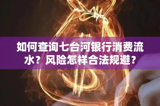 如何查询七台河银行消费流水？风险怎样合法规避？