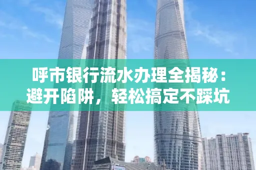 呼市银行流水办理全揭秘：避开陷阱，轻松搞定不踩坑！