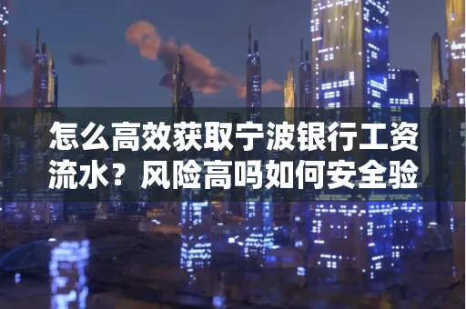 怎么高效获取宁波银行工资流水？风险高吗如何安全验证？