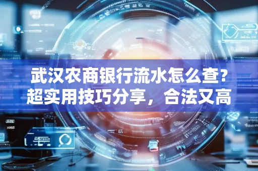 武汉农商银行流水怎么查？超实用技巧分享，合法又高效！